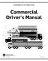 Commercial Driver s Manual
