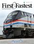 Spring 2011 $7 95. First Fastest. Sharing the experience of railways past and present