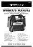 OWNER S MANUAL PORTABLE POWER COMPACT & ROBUST