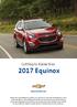 Getting to Know Your 2017 Equinox