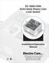 EC-3000/3400 Solid State Rotary Cam Limit Switch Installation/Operation Manual