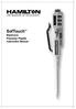 SofTouch Electronic Precision Pipette Instruction Manual