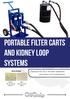 Portable Filter Carts and Kidney Loop Systems