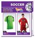 SOCCER. Find great value this season with these Bargain Bolt styles SOCCER SWEEPER JERSEY 1602/1632 SEE PG. 164