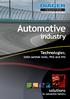 The technologically minded. Automotive. industry. Technologies, solutions for automotive industry