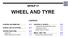WHEEL AND TYRE GROUP 31 CONTENTS ON-VEHICLE SERVICE GENERAL INFORMATION SERVICE SPECIFICATIONS TROUBLESHOOTING...