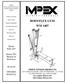 BODYFLEX GYM WM Model WM Retain This Manual for Reference OWNER'S MANUAL