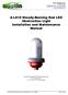 A-L810 Steady-Burning Red LED Obstruction Light Installation and Maintenance Manual