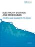 ELECTRICITY STORAGE AND RENEWABLES: