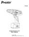 PT-1441 Cordless Drill Driver 14.4V User s Manual