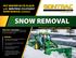 SNOW REMOVAL. PUT WINTER IN ITS PLACE! with SNOW REMOVAL solutions