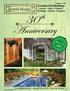 Anniversary. Brattle Works TM 30 th. Garden Furnishings Fences ~ Gates ~ Planters Treillage ~ Arbors ~ Pergolas