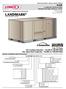 Landmark Rooftop Units Standard and High Efficiency - 60 HZ PRODUCT SPECIFICATIONS