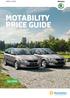 SIMPLY CLEVER MOTABILITY PRICE GUIDE