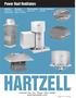 HARTZELL. Power Roof Ventilators. Hartzell Fan, Inc., Piqua, Ohio