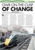OF CHANGE GWR ON THE CUSP