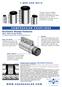 COMPRESSION COUPLINGS Exclusive Design Features Outer Shell and Bar Washer The unique design provides an equalized pressure seal.