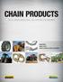 CHAIN PRODUCTS FOR ALL-MAKES AGRICULTURAL AND CONSTRUCTION EQUIPMENT INDUSTRIAL HEAVY-DUTY FARM & AGRICULTURAL EQUIPMENT