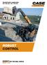 TELESCOPIC HANDLERS TX I TX ROBUST CONTROL.  EXPERTS FOR THE REAL WORLD SINCE 1842