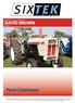 DAVID BROWN. Parts Catalogue. Replacement Parts Suitable for. Tractors. db1. Ver 5.4