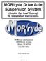 MOR/ryde Drive Axle Suspension System