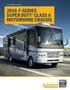 2018 F-SERIES SUPER DUTY CLASS A MOTORHOME CHASSIS