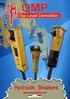 OMP. Hydraulic Breakers. Hydraulic Breakers. Top Level Demolition.  MADE IN ITALY