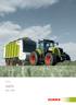 The AXION 800 from CLAAS.