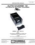 AUTO CHARGE 12 AUTOMATIC BATTERY CHARGER