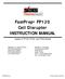 FastPrep FP120 Cell Disrupter INSTRUCTION MANUAL
