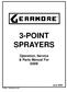 3-POINT SPRAYERS. Operation, Service & Parts Manual For G50E. FORM: G50EBook.QXD