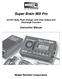 Super Brain 969 Pro AC/DC Delta Peak Charger with Dual Output and Discharge Function Instruction Manual Model Rectifier Corporation