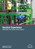 Service Experience. MAN B&W Two-stroke Diesel Engines
