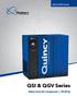 QSI & QGV Series. QSI & QGV Series. Rotary Screw Air Compressors hp