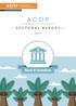 ACOP SECTORAL REPORT A C O P. Annual Communications Of Progress SECT O R A L REPOR T. Bank & Investors