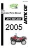 2005 ATV 300 4x4. ATV Illustrated Parts Manual ATV 300 ACE