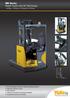 MR Series Reach Trucks with AC Technology 1,400kg, 1,600kg, 2,000kg and 2,500kg