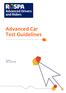 Advanced Car Test Guidelines