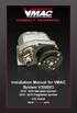 Installation Manual for VMAC System V Mercedes Sprinter Freightliner Sprinter 3.0L Diesel