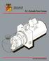 Monarch D.C. Hydraulic Power Systems Typical Applications for Monarch DC Hydraulic Power Units