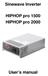 Sinewave Inverter. HIPHOP pro 1500 HIPHOP pro User s manual