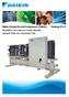Water-Cooled Scroll-Compressor Chillers Catalog Model WGZ-D 30 to 200 Tons R-410A 60Hz/50Hz Packaged Chillers and Condenserless Units