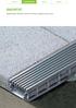 DACHFIX. Reliable water retention system for terraces, façades and flat roofs.