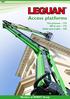 English. Access platforms. The pioneer All in one Solid and stable Member of AVANT Group