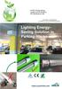 Lighting Energy- Saving Solution in Parking House