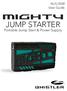 WJS-3500 User Guide MIGHTY JUMP STARTER. Portable Jump Start & Power Supply