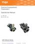 Positive Displacement Flowmeters. Operational Manual. 240 Helical Series Positive Displacement Flow Meters. For Models Model 241, 242