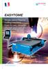 Made in France EASYTOME. Single-piece Plasma cutting machine. Easy to use, versatile, efficient and cost effective.