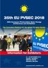 Belgium is very pleased to host the EU PVSEC 2017 and welcomes you to the beautiful city of Brussels!