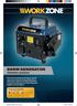 800W Generator. Original manual AFTER SALES SUPPORT MODEL: WGG-800, 07/2012, 7597